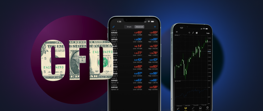 Aprenda a operar en divisas con CFD en la aplicación móvil MetaTrader: opere de forma eficiente y eficaz.