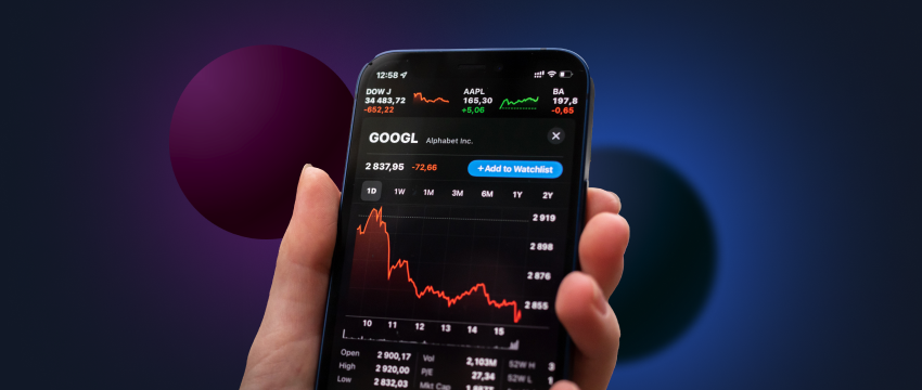 An individual engaged in mobile trading of Google stock, seeking strategies to generate income from shares.