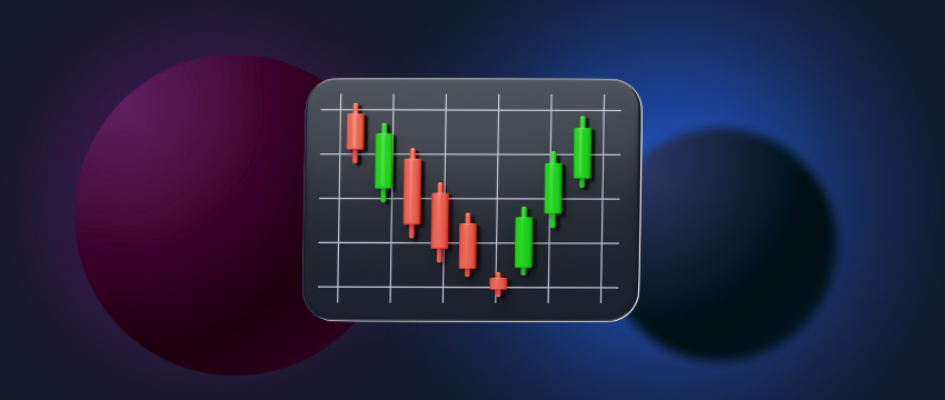 Stock chart on a tablet, showcasing buy and sell indicators relevant to scalpers trading strategies.